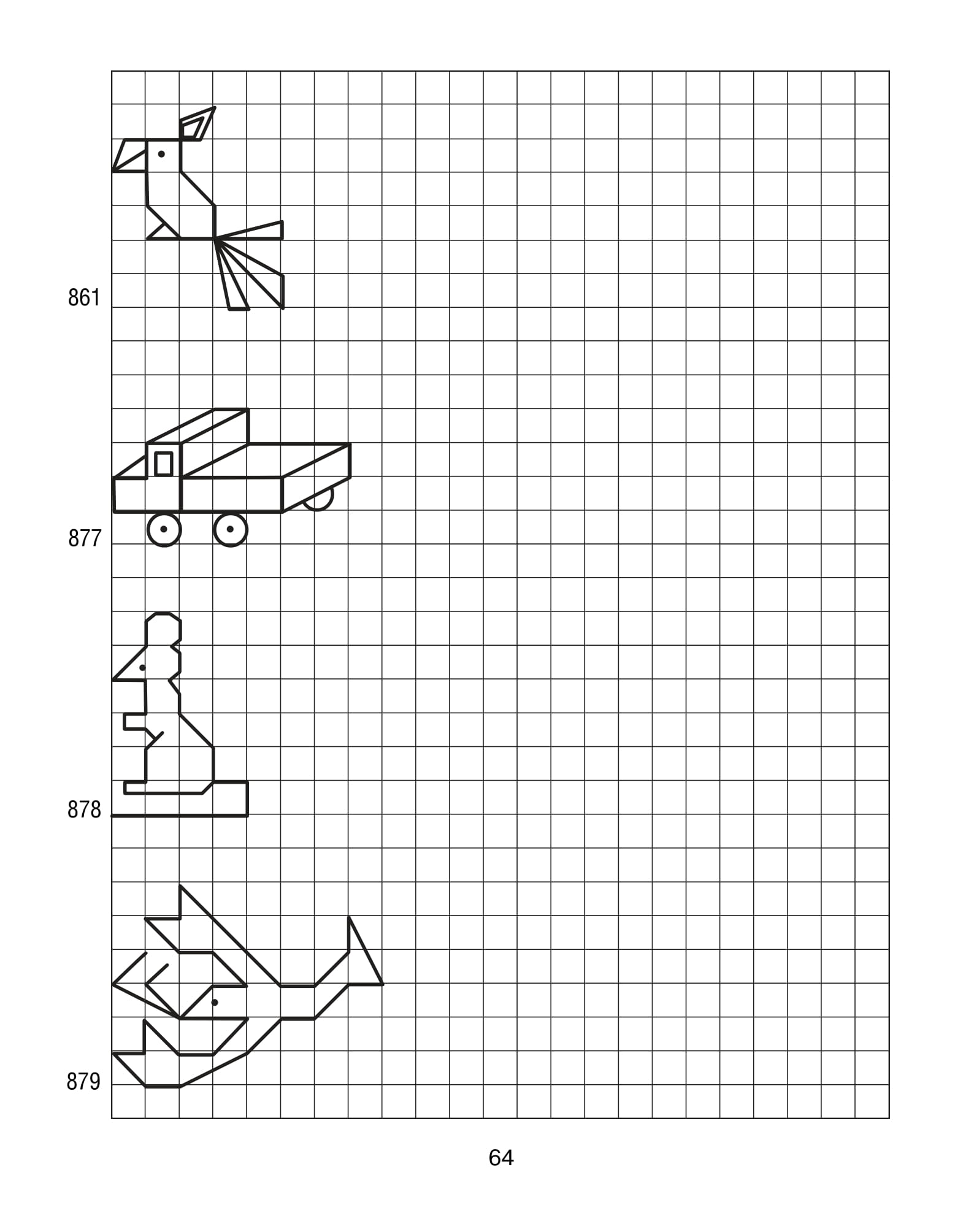 Продолжи узор по клеточкам. Нарисуй по образцу