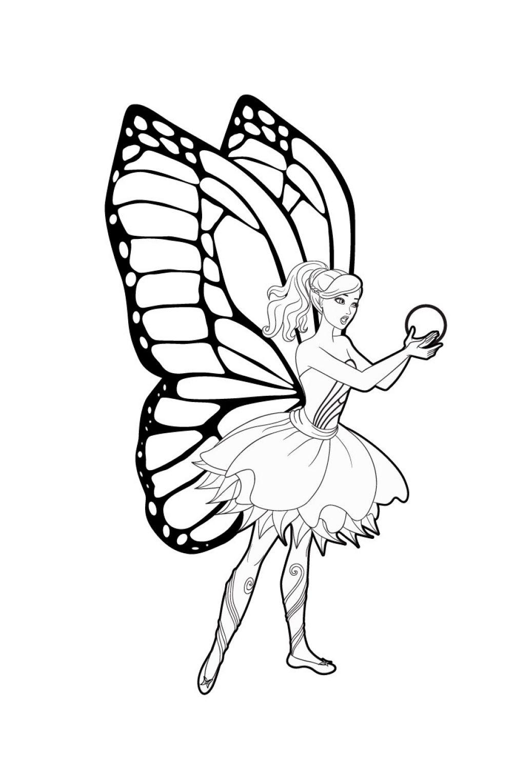 Фея барби с магическим шаром