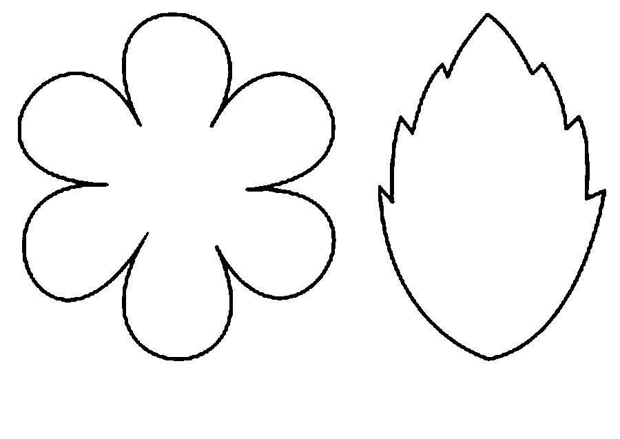 Контуры цветов для вырезания скрапбукинга поделок и аппликаций скачать беспла...