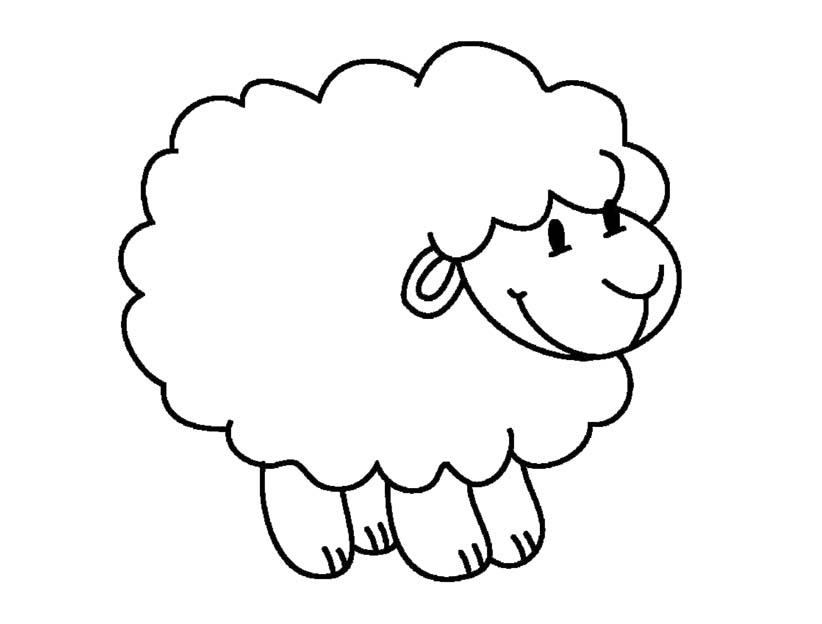 Раскраски для маленьких с жирным контуром