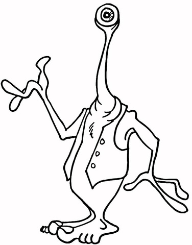 инопланетяне с разным количеством глаз. одноглазые двухглазые трехглазые