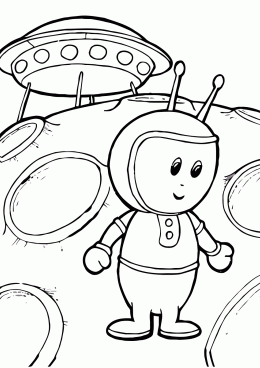 Раскраски инопланетян и монстров для девочек и мальчиков