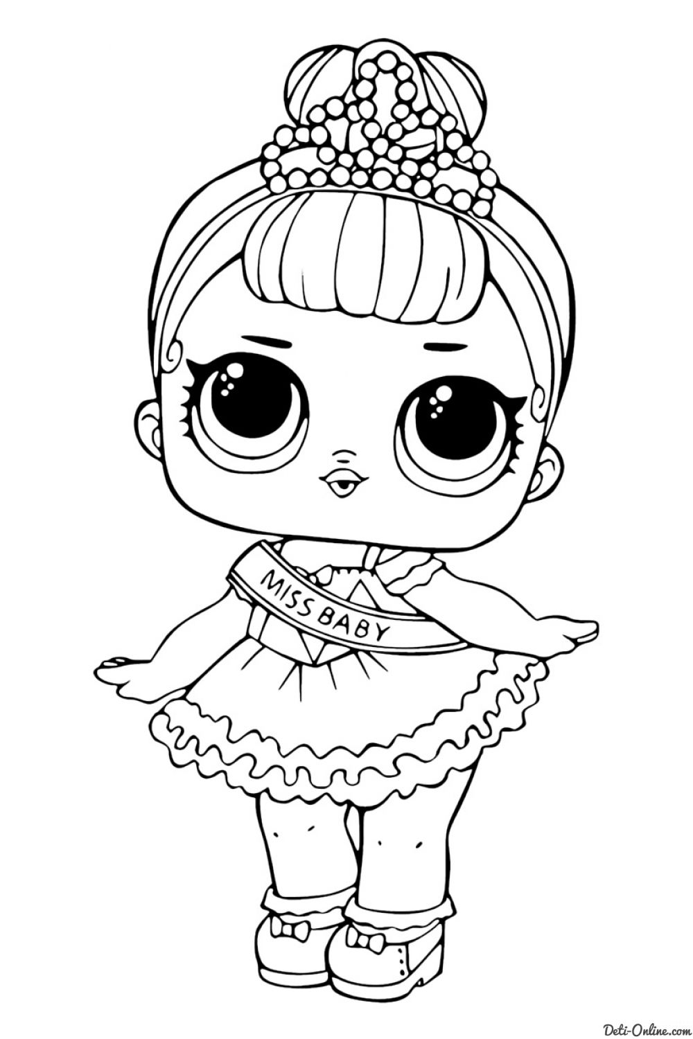 раскраски с куклами лол для девочек