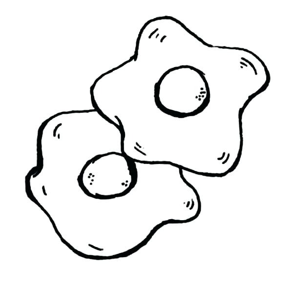 Раскраски яиц , яичницы и скорлупы