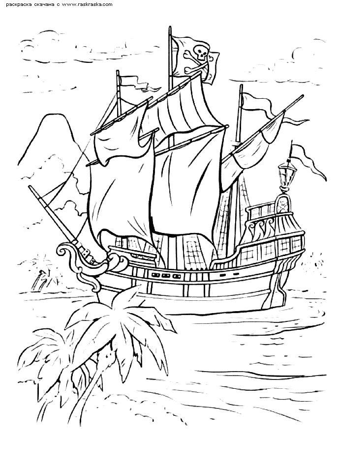 Военные корабли пиратов. Парусные корабли с пушками для мальчиков