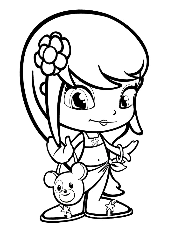 Раскраски с куклами для девочек