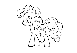 Раскраски с милыми пони единорогами для девочек