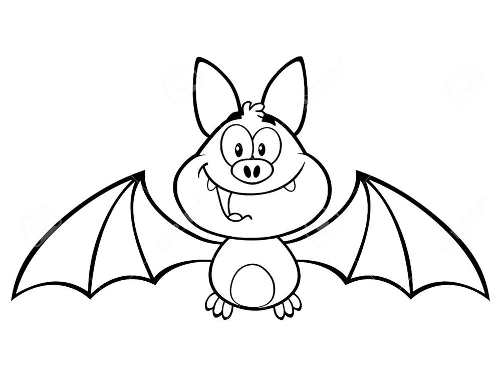 Летучая мышь которая летает или висит вверх ногами