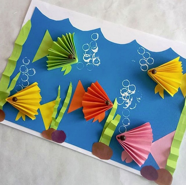 аппликация рыбки