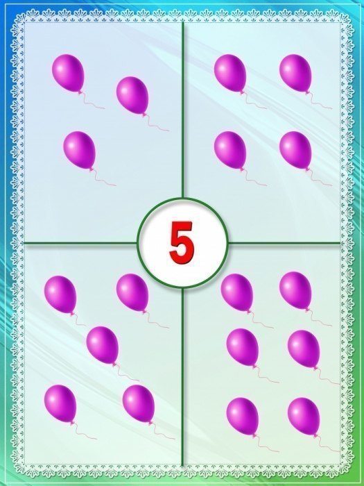 Тренируем счет. Посчитай сколько нарисовано. Карточки по математике