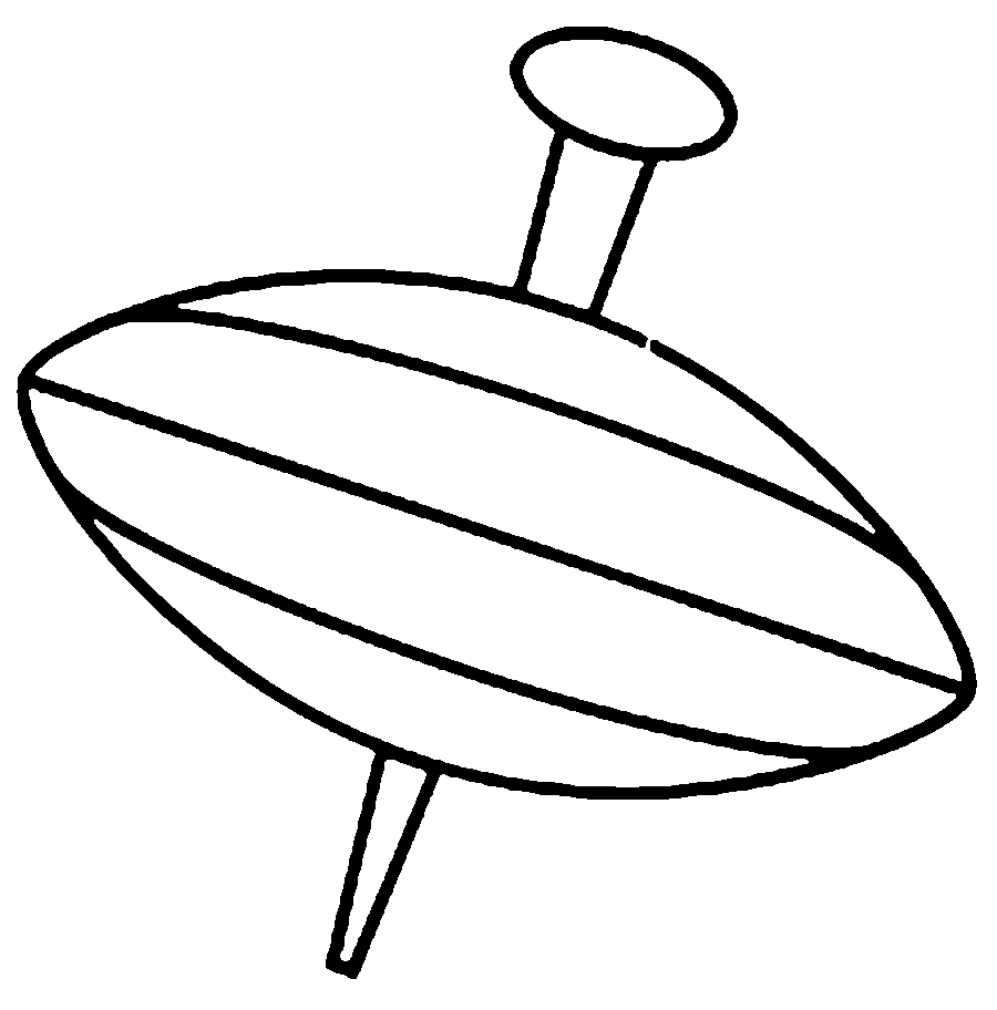 Раскраски с юлой