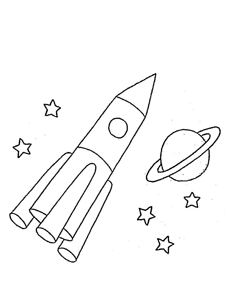 Раскраски с ракетами