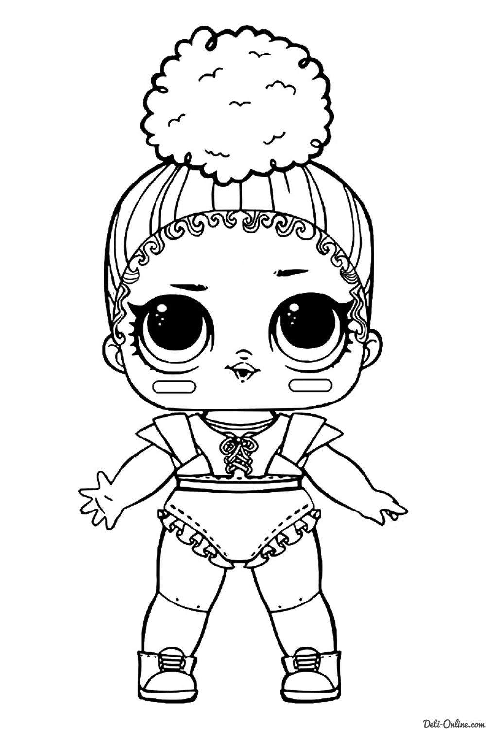 раскраски с куклами лол для девочек
