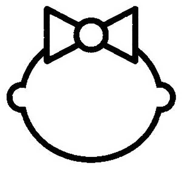 Контуры или шаблоны девочки для вырезания скачать и распечатать бесплатно онлайн