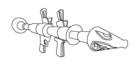 Раскраски с противотанковыми гранатометами разных стран и из мультфлильмов