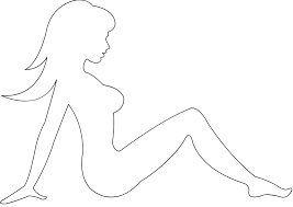 Контуры или шаблоны девочки для вырезания скачать и распечатать бесплатно онлайн