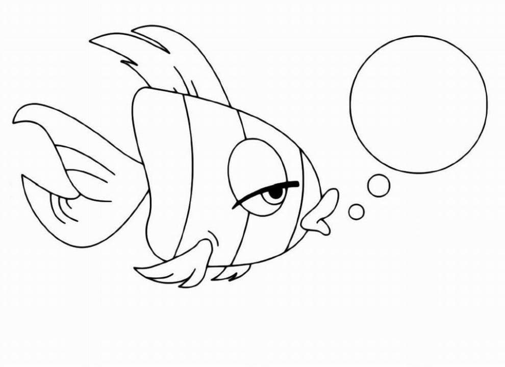 Раскраски с морскими речными и аквариумными рыбами  а также обитателями морей...