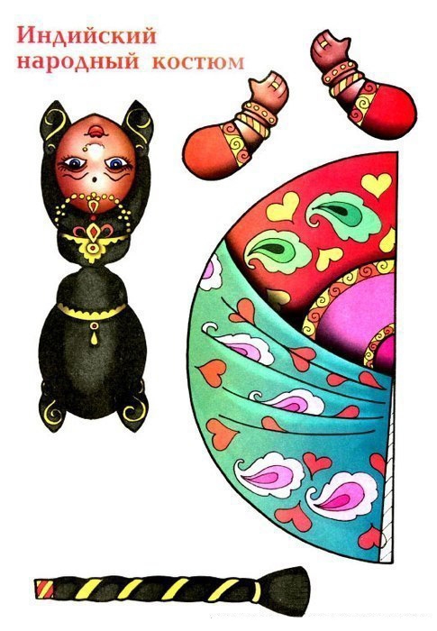 Готовые наборы для поделок кукол в национальных костюмах