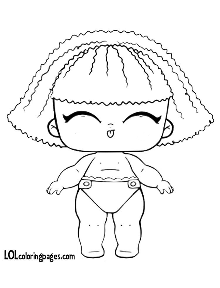 Качественные раскраски с куклой лол  Lil Pranksta, раскраски куклы лол и питомцы