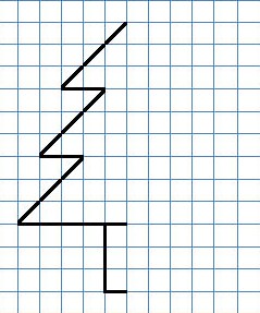 Дорисуй по клеткам. Продолжи узор. Нарисуй половинку. Рисование по клеточкам