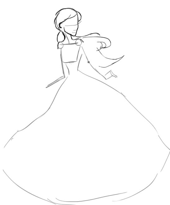 Контуры или шаблоны девочки для вырезания скачать и распечатать бесплатно онлайн