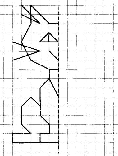 Дорисуй по клеткам. Продолжи узор. Нарисуй половинку. Рисование по клеточкам