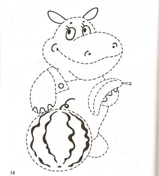 Раскраски для развития мелкой моторики