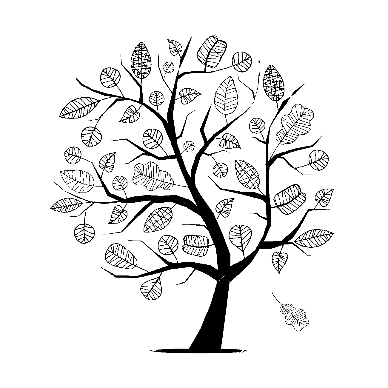 Дерево достижений рисунок