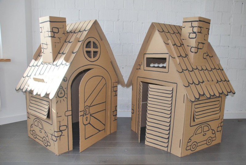 Поделки дома из бумаги или картона