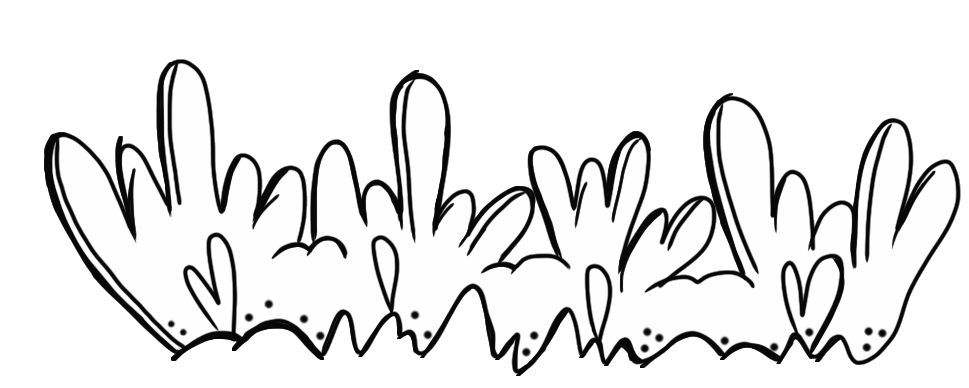 Раскраски травы для изучения природы с детьми