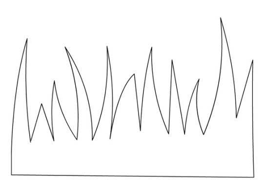 Трафареты и шаблоны травы для дизайна и декора