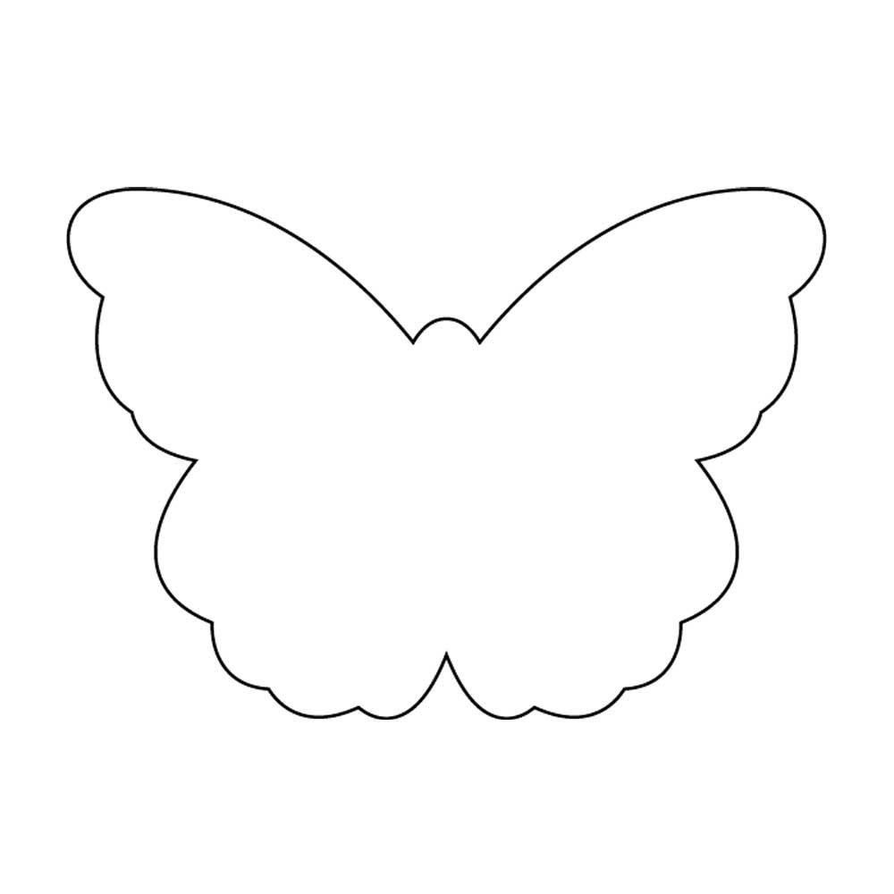 контуры бабочек для вырезания