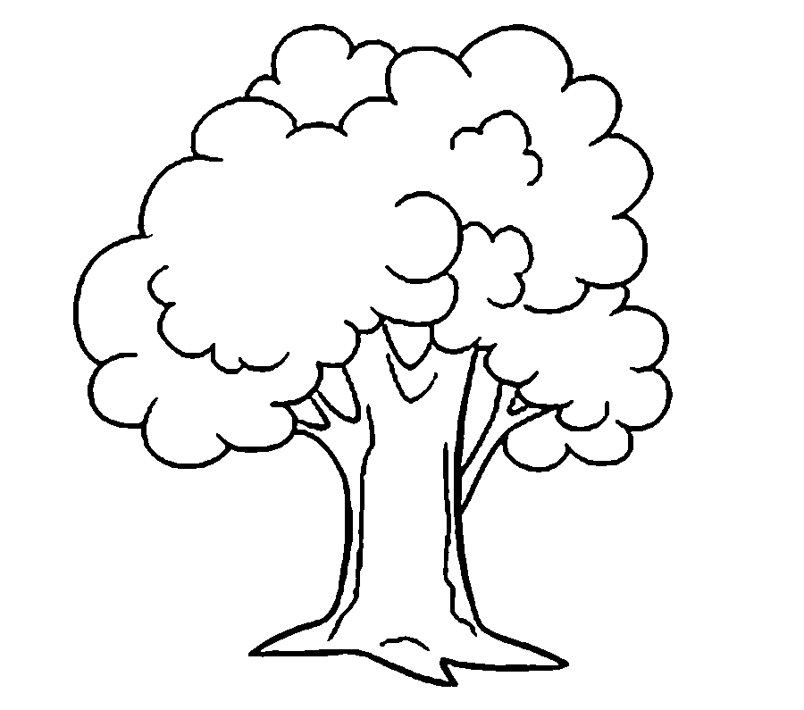 Контуры шаблоны деревьев для вырезания скачать бесплатно онлайн и распечатать