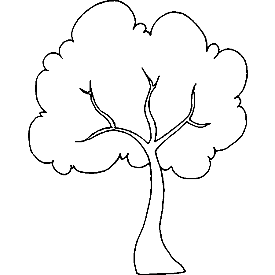 Контуры шаблоны деревьев для вырезания скачать бесплатно онлайн и распечатать