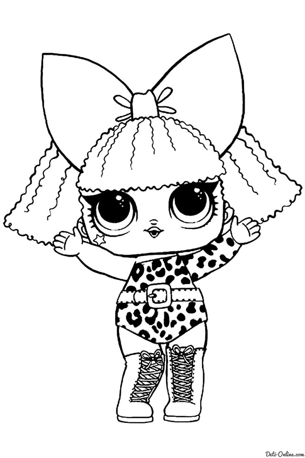 раскраски с куклами лол для девочек