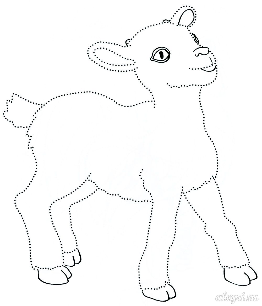 Козлик с бородой и рогами