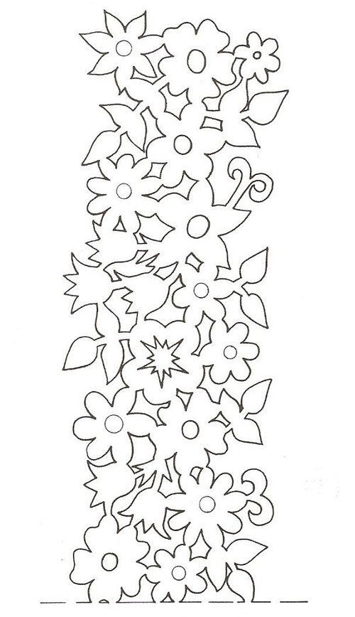 Узоры для вырезания оформления окон для оформления праздников, резьбы по дере...