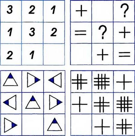 Задания на последовательности. Что будет следующее.