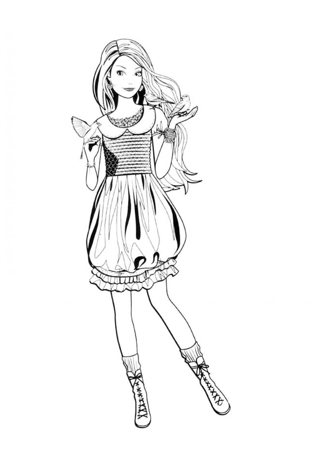 Барби эксперементирует с одеждой