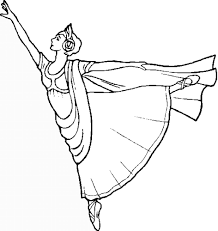 Раскраски для девочек балерина