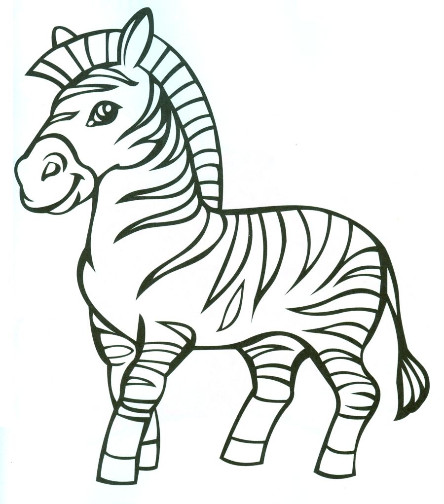 Полосатая зебра