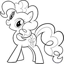 Раскраски с милыми пони единорогами для девочек