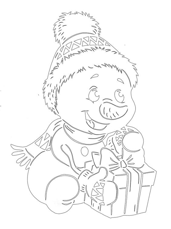 Узоры на новый год. Вытынанки