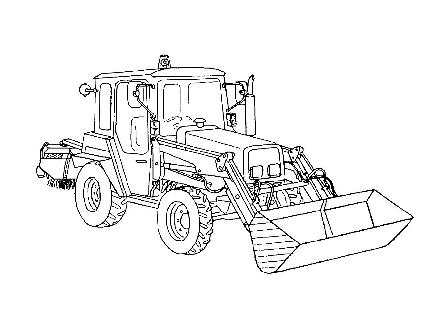 Строительная техника для мальчиков. Раскраски с тяжелой техникой