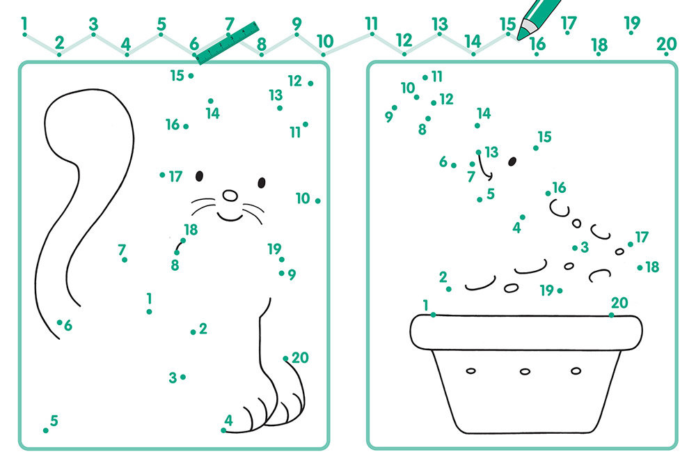Соедини по цифрам. Изучаем последовательность цифр. Соедини по порядку