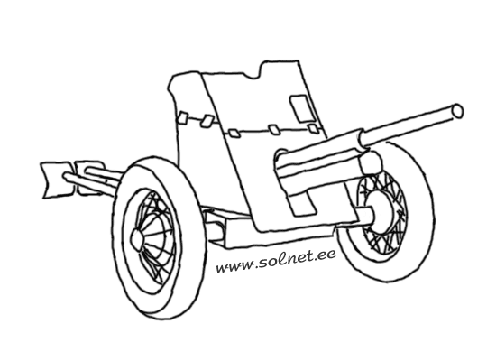 Раскраски для артиллеристов