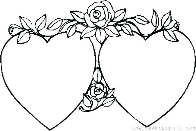Контуры сердец и валентинок для вырезания, поделок и аппликаций