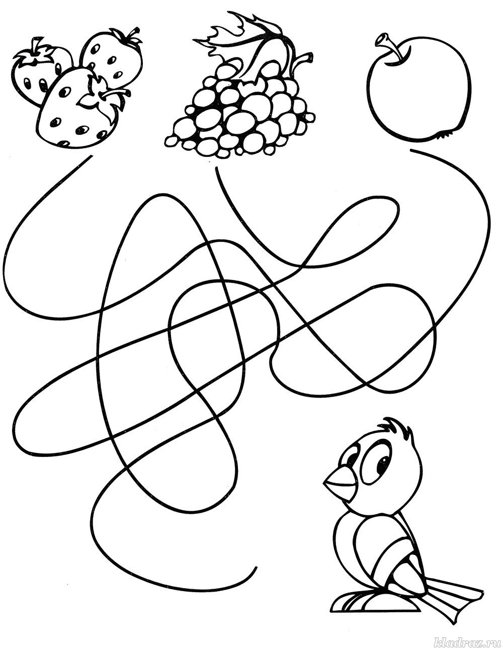 Лабиринты для детей 4-5 лет