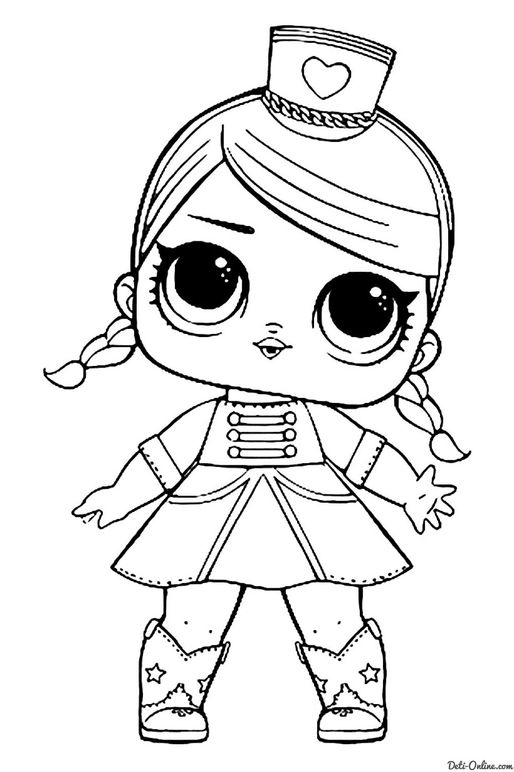 раскраски с куклами лол для девочек