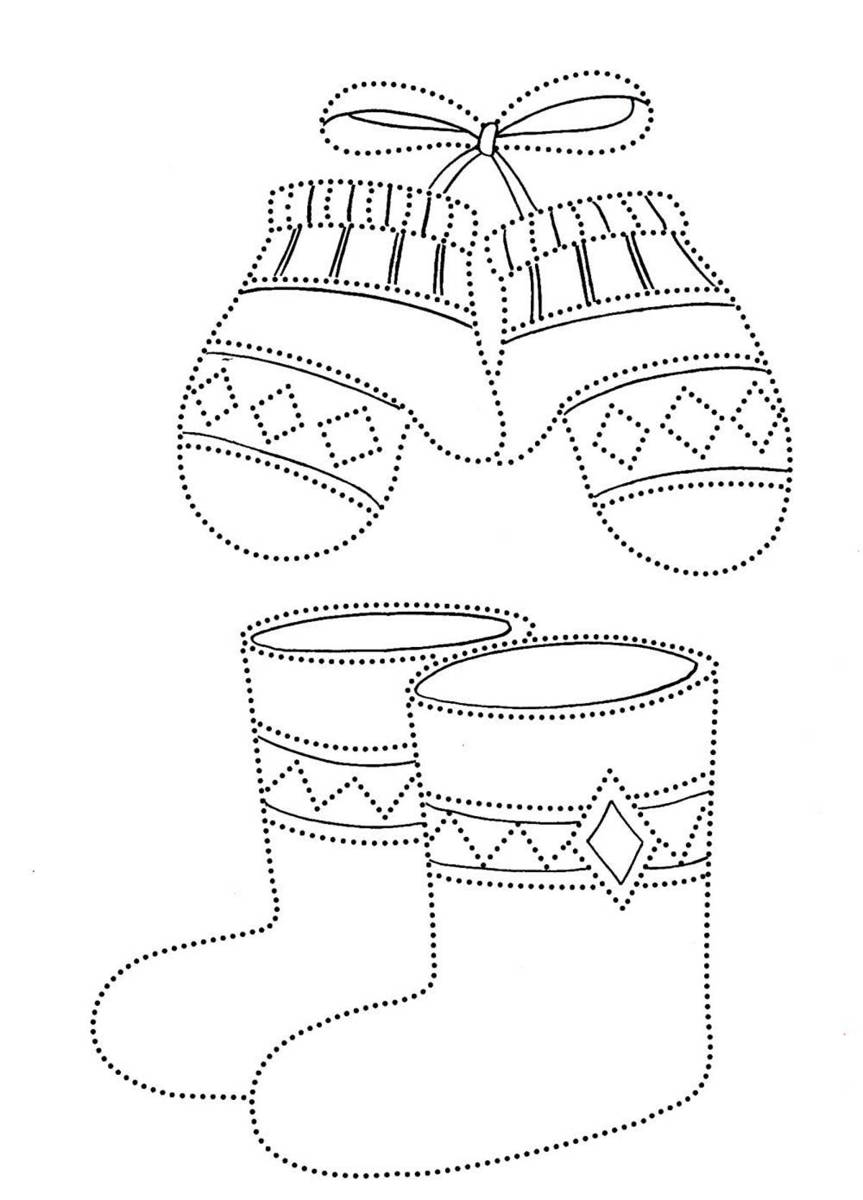 Раскраски с одеждой